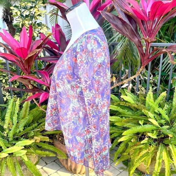 BCBGeneration Cutout Back Blouse - Picture 2 of 5